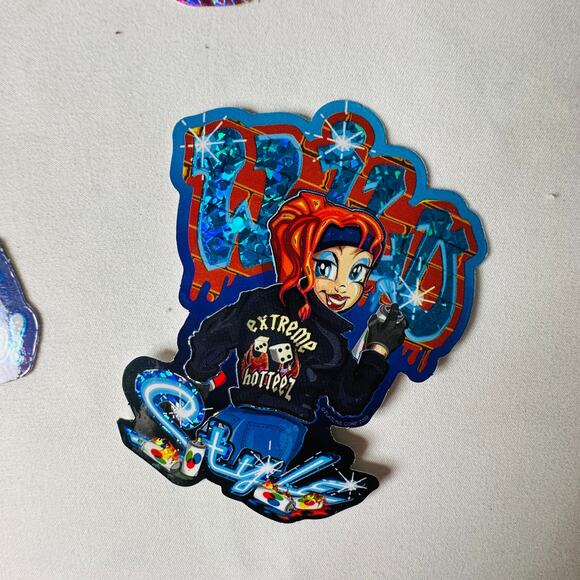 Vintage 2003 Y2k Extreme Hotteez Girlie Pop Sticker Set (4) - Picture 5 of 7